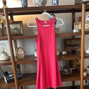 Old Navy Pink Sleeveless Halter Midi Dress